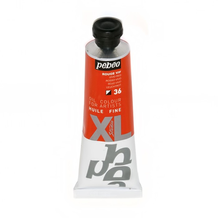 Краска масляная художественная в тубе 37мл Pebeo XL, ярко-красный 937036