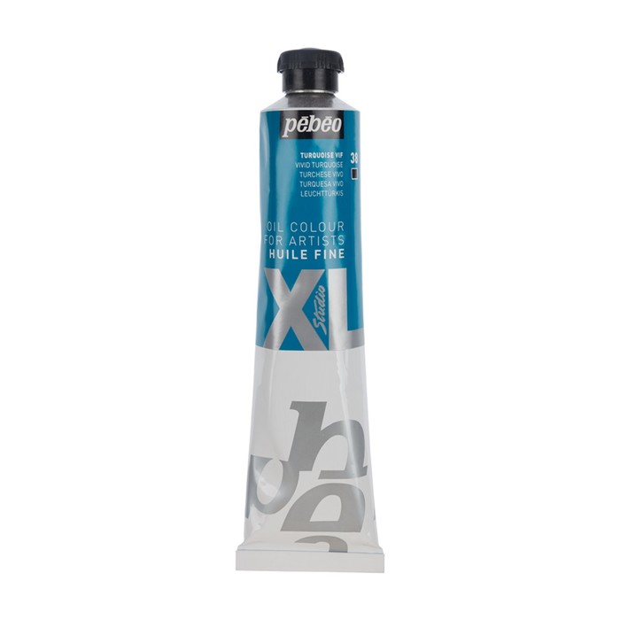 Краска масляная художественная в тубе 80мл Pebeo XL, ярко-бирюзовый 980038