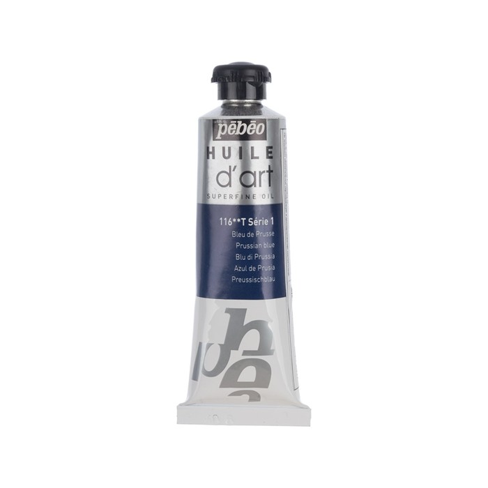 Краска масляная художественная в тубе 37мл Pebeo super fine d'Art №1 прусский синий 014116