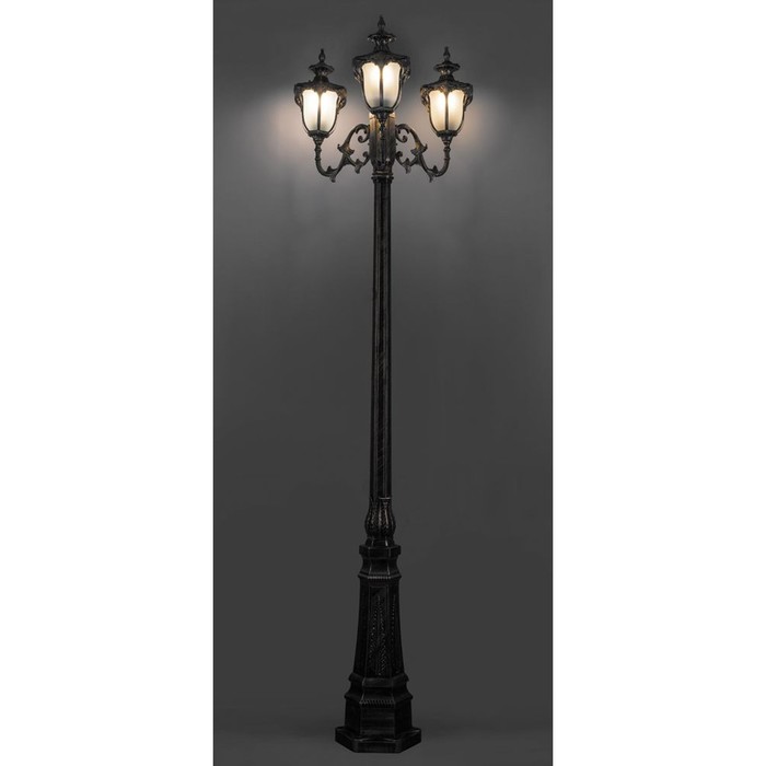 Светильник PL4059, 3x60W, E27, цвет золото