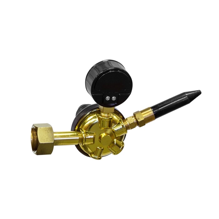 Редуктор гелиевый "СВАРОГ" БГО-50-5-ВШ, 20 МПа на входе, 0.36 МПа рабочее, 50 м3/час