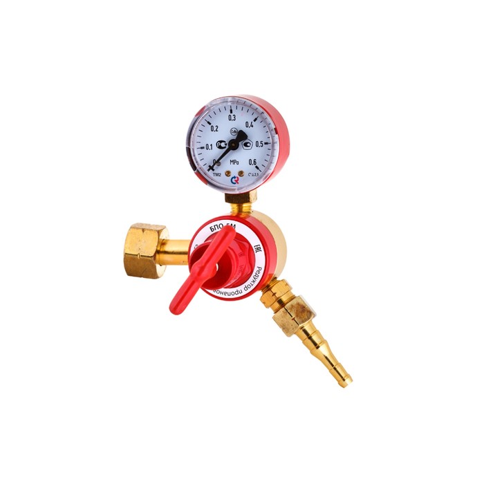 Редуктор пропановый "СВАРОГ" БПО-5М, 2.5 МПа на входе, 0.3 МПа рабочее, 5 м3/час