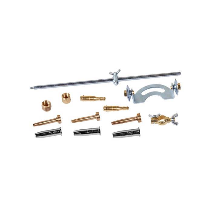 Резак "СВАРОГ" РЗ 62-3F, трехтрубный, пропан/ацетилен, до 300 мм, ниппель d 6/9, кейс