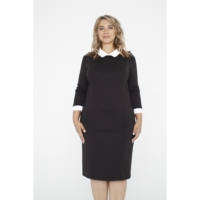 Платье женское, размер 54, цвет чёрный