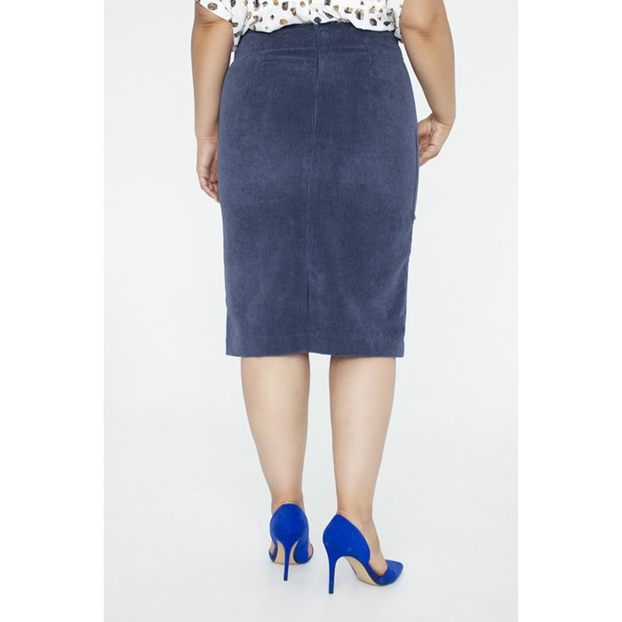 Юбка женская, размер 52, цвет синий