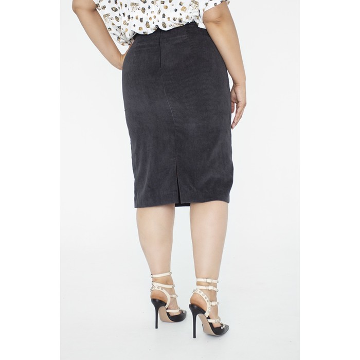 Юбка женская, размер 54, цвет серый