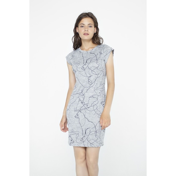 Комплект женский, размер 46, цвет серый