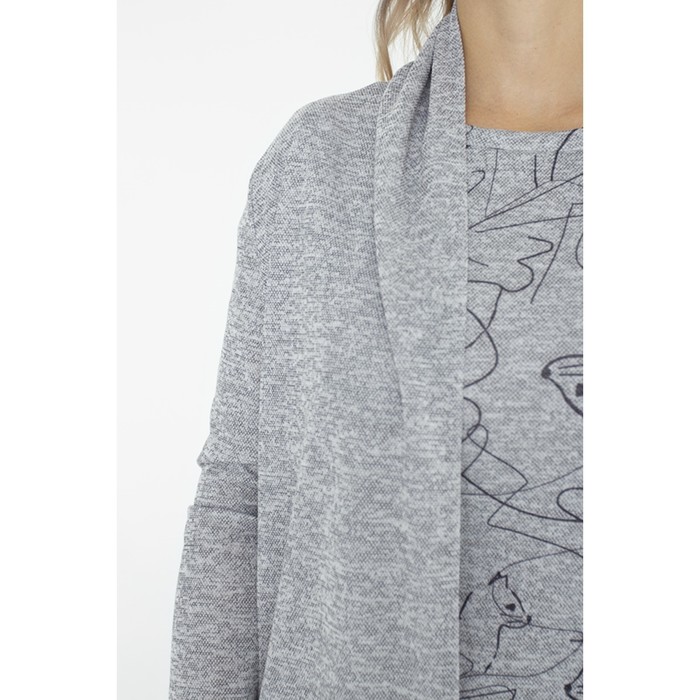 Комплект женский, размер 58, цвет серый