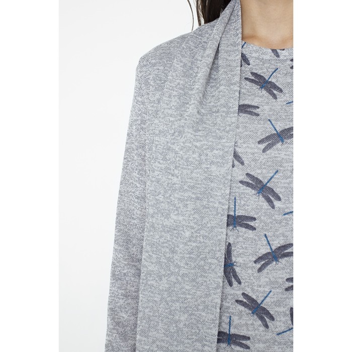 Комплект женский, размер 44, цвет серый