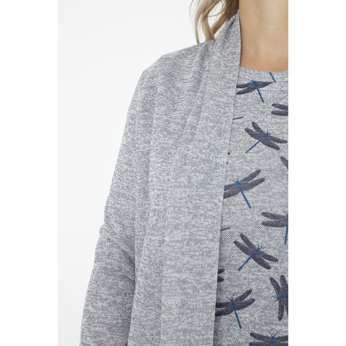 Комплект женский, размер 52, цвет серый