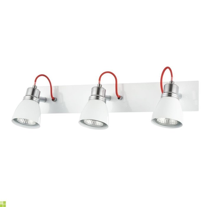 Спот Quasar 3x50W GU10 белый 10,5x6,5x48см