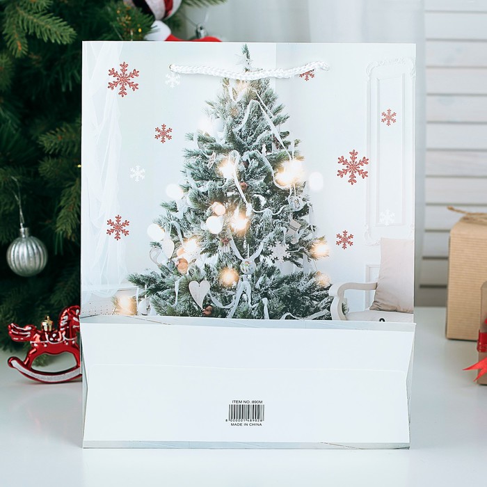 Пакет подарочный люкс, 31 х 12 х 44 см