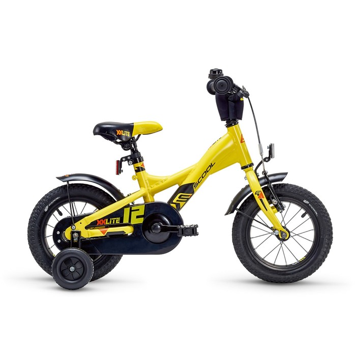 Велосипед 12" SCOOL XXlite, 2018, alloy, цвет желтый