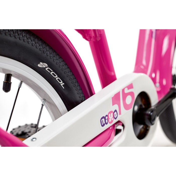 Велосипед 16" SCOOL niXe, 2018, alloy, цвет розовый