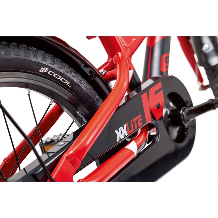 Велосипед 16" SCOOL XXlite, 2018, alloy, цвет красный