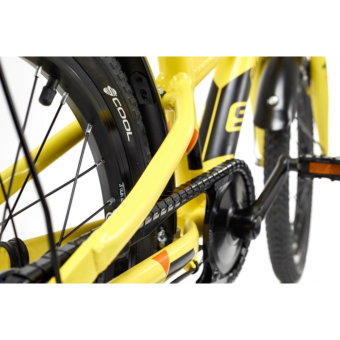 Велосипед 18" SCOOL XXlite 18, 3 alloy, желтый