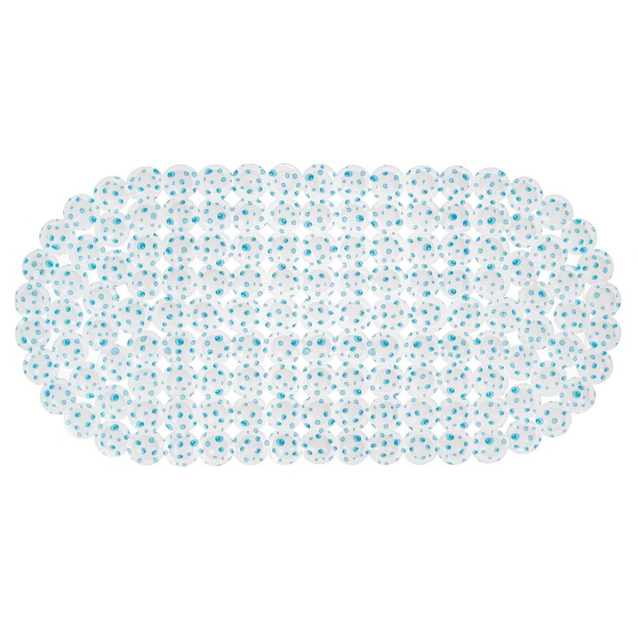 Коврик для ванны "Капли" 67х33,5 см,