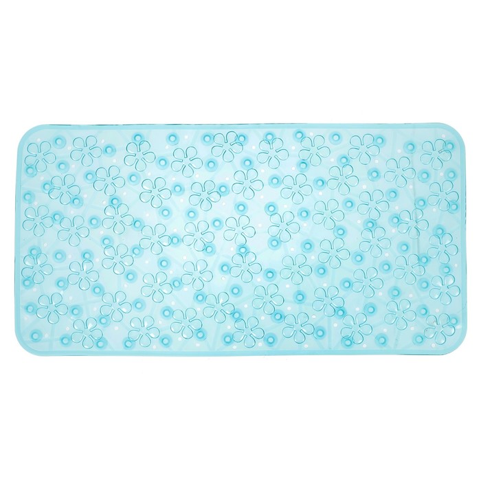 Коврик для ванны "Цветик" 36х70 см, цвет МИКС