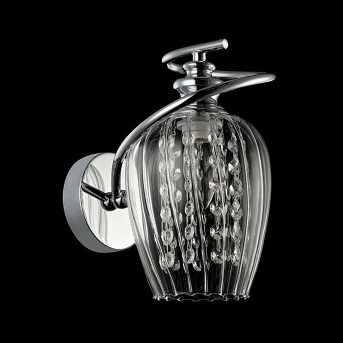 Бра Blues 1x40Вт E14 никель 21x14x25см