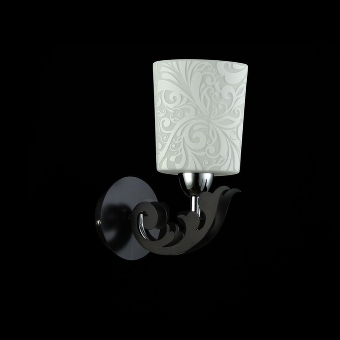 Бра Melvil 1x40Вт E14 коричневый, хром 20x11,8x25см