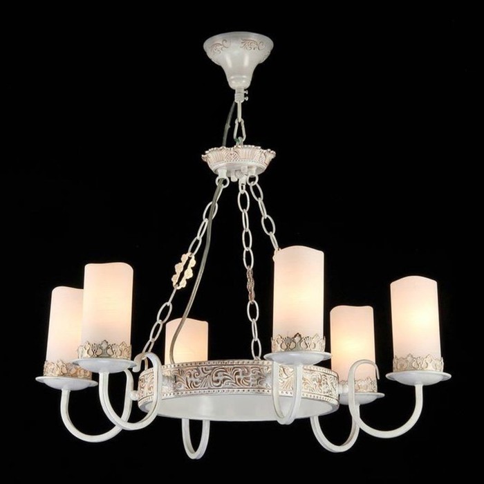 Люстра Palazzo 6x60Вт E14 золото 63x63x73см