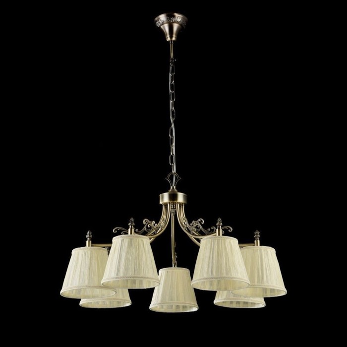 Люстра Vesta 7x40Вт E14 бронза 70x70x91см