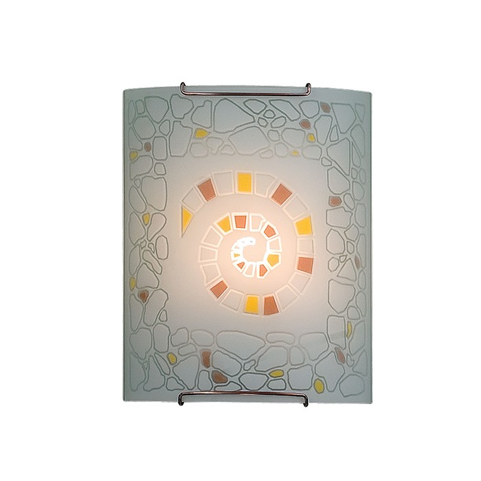 Бра "Ленты" 1x100Вт E27 белый 22x10x26см