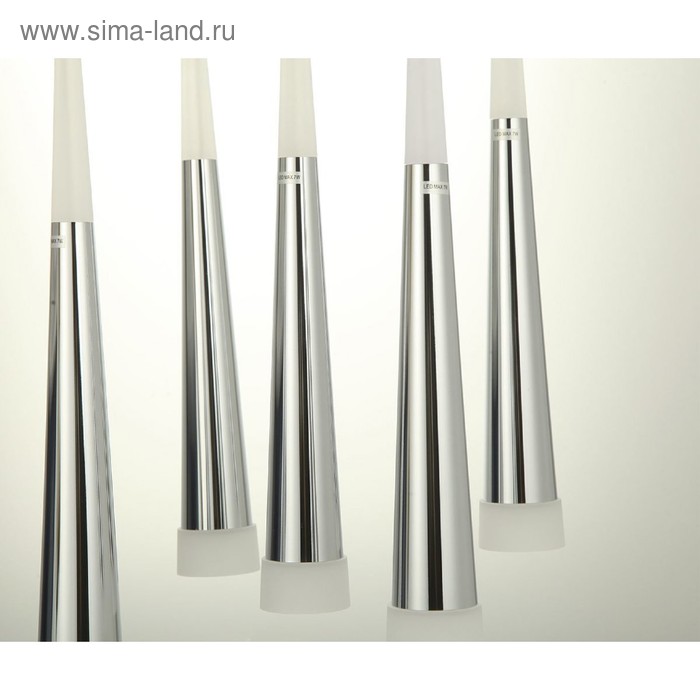 

Светильник «Рэй», 5x7Вт LED хром 40x40x150 см