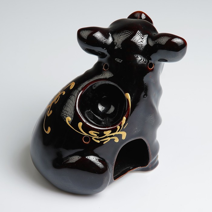 Аромалампа "Хрюн темный" роспись