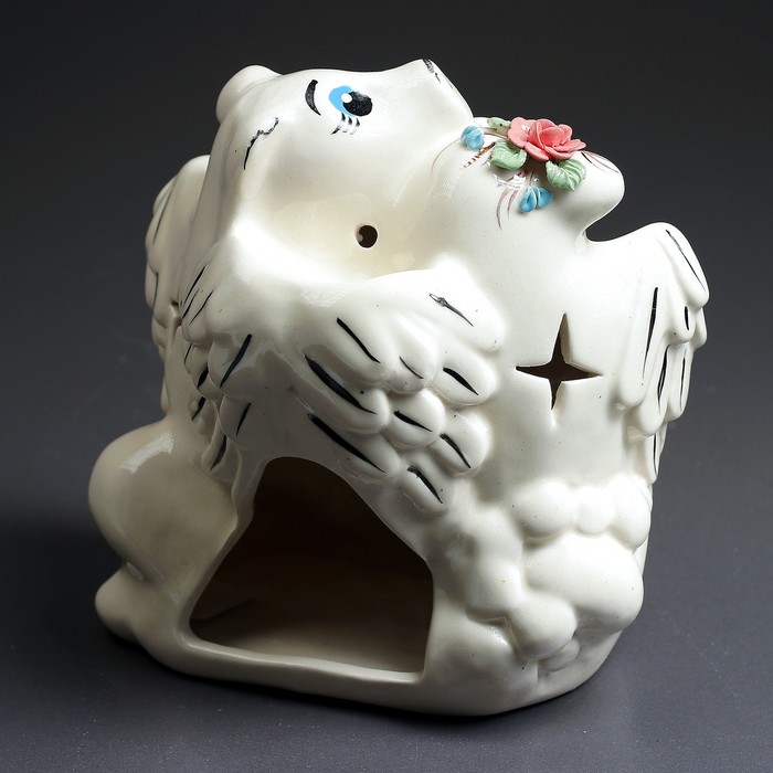 Аромалампа "Свинки ангелочки" с лепкой и золотом МИКС