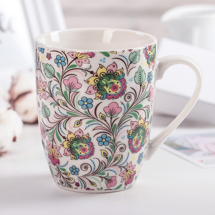 Кружка 330 мл "Чудные цветы"