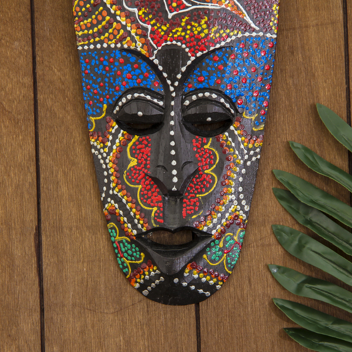 Маска дерево "Абориген рыбка" 3х12х30 см