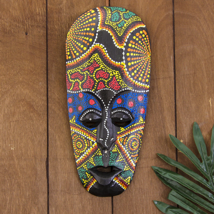 Маска дерево "Краски" 3х12х30 см