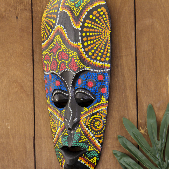 Маска дерево "Краски" 3х12х30 см