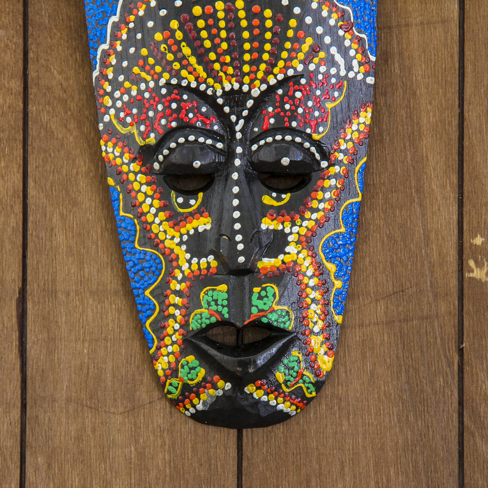 Маска дерево "Абориген ящерица" 3х12х30 см