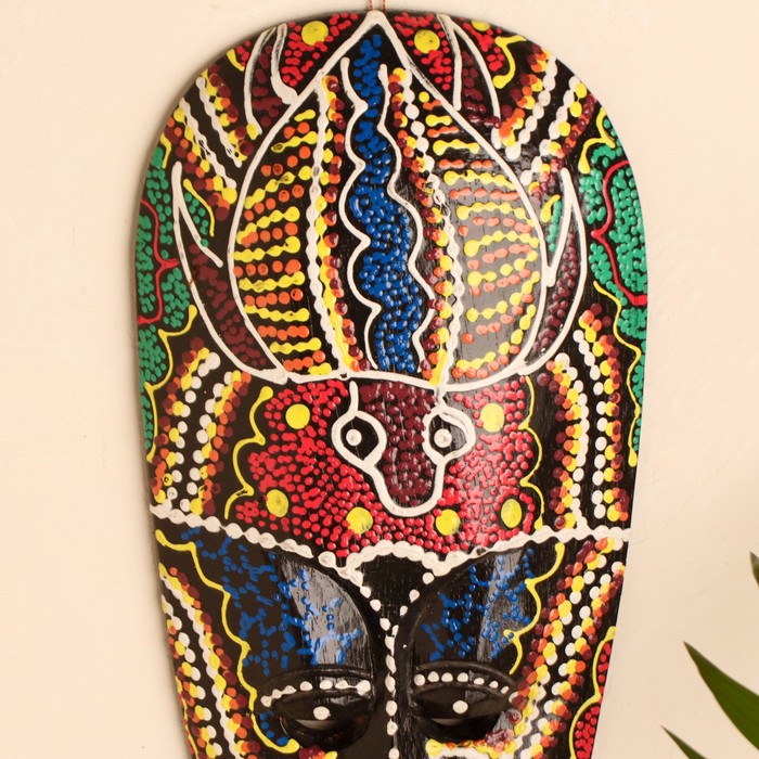 Маска дерево "Абориген черепашка" 3х12х30 см