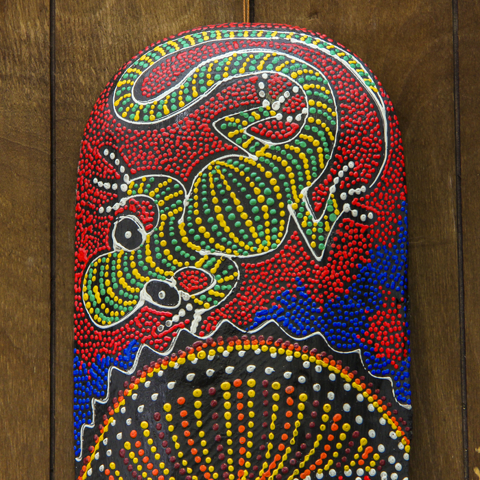 Маска дерево "Абориген ящерица" 3х12х50 см