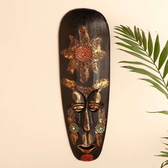 Маска дерево "Золотой абориген" 3х12х50 см