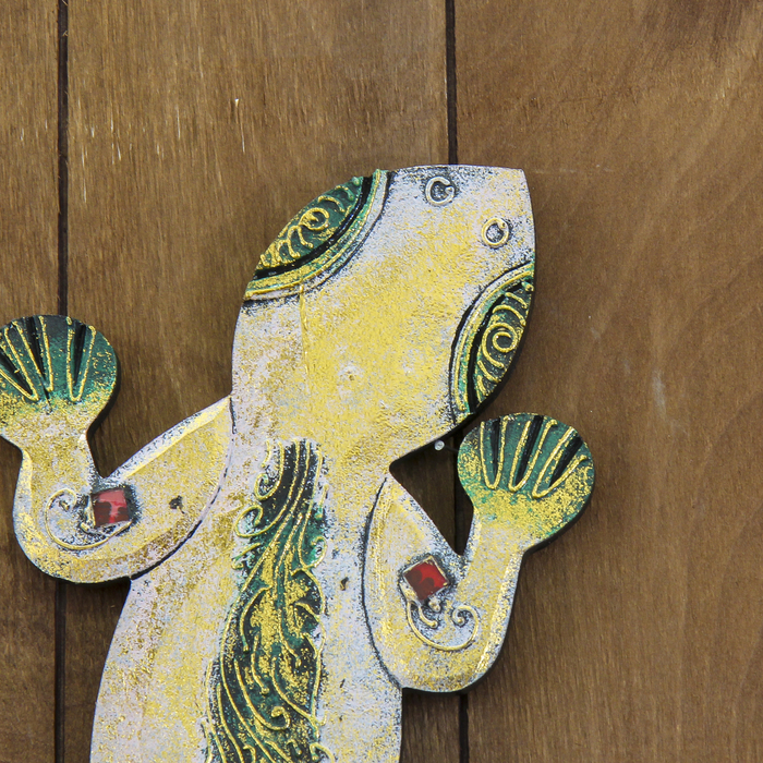 Панно мдф "Геккон розовый" 30х22х0,5 см