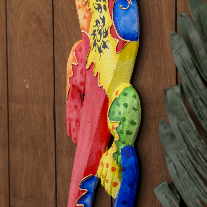 Панно настенное "Геккон пляж" 11х1,1х50 см