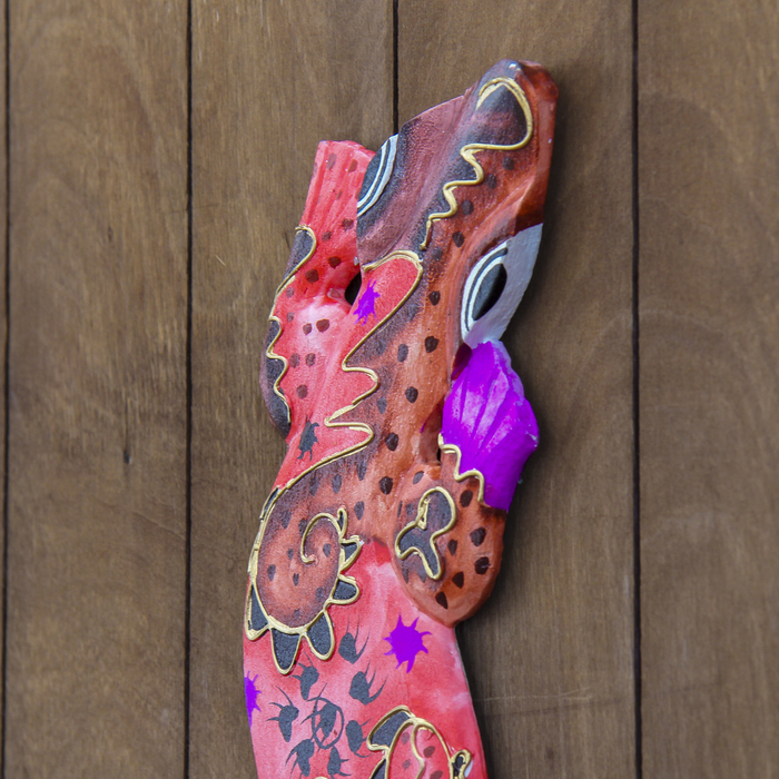 Панно настенное "Геккон закат" 11х1,1х50 см