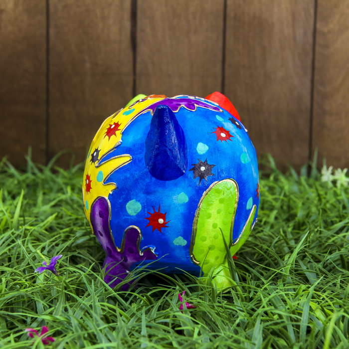 Сувенир "Копилка-свинка красочная" 15х11х15 см