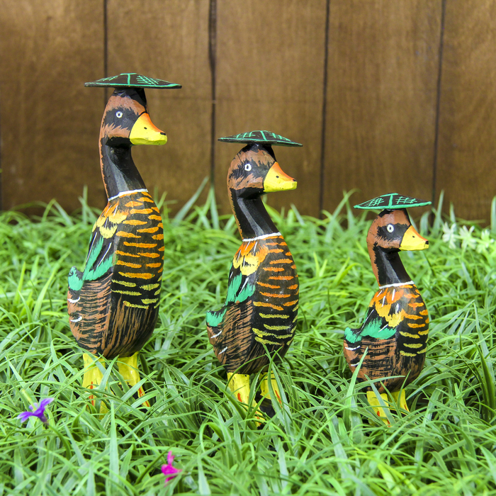 Набор сувенирный "Утки в шляпах" (16,18,20) 13х5х20 см