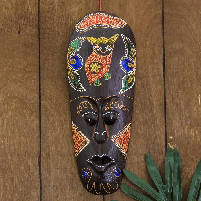 Маска дерево "Цветы" 30х11х2 см