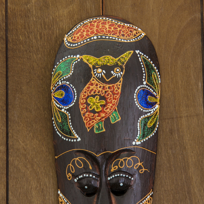 Маска дерево "Цветы" 30х11х2 см