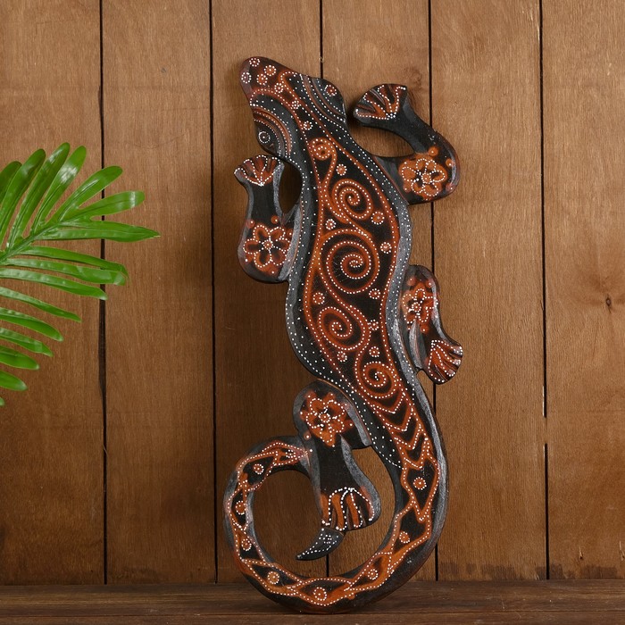 Панно настенно "Геккон" 25х1х50 см