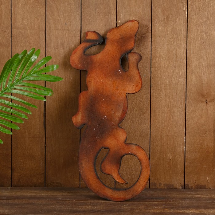 Панно настенно "Геккон" 25х1х50 см