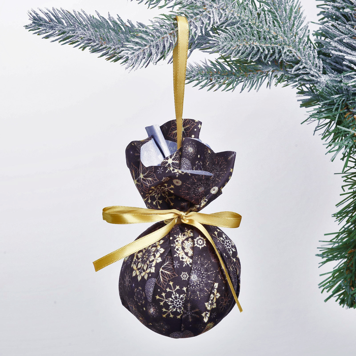 Ёлочный шар "Пусть всё сбудется!", 8 см