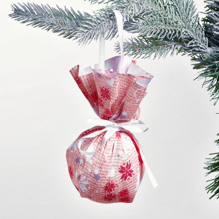 Ёлочный шар "Тепла и уюта", 8 см