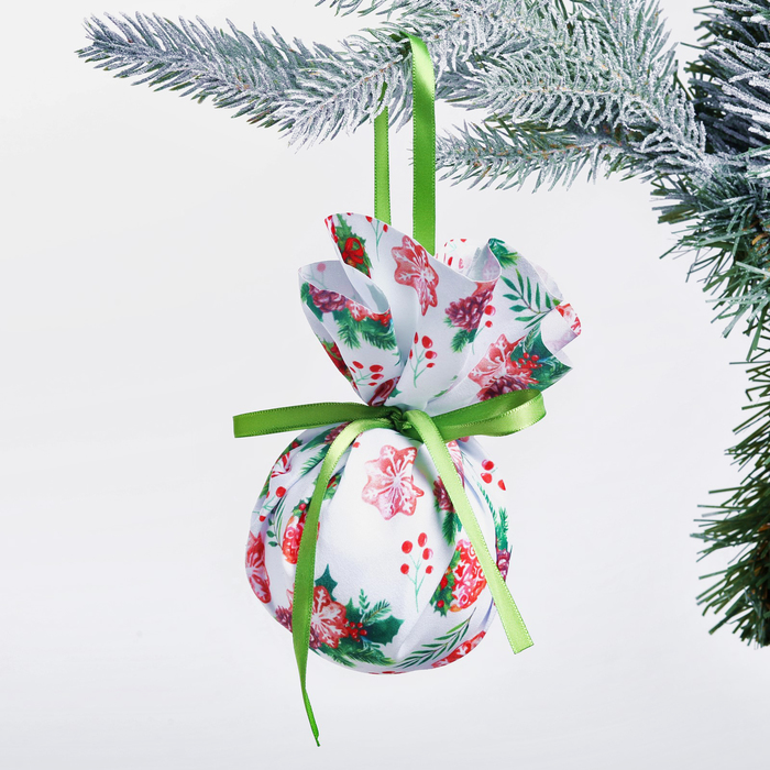 Ёлочный шар "С Новым Счастьем!", 8 см